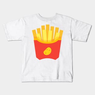 French Fries Pattern Kids T-Shirt